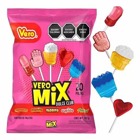 Vero Mix Paleta con 20 piezas