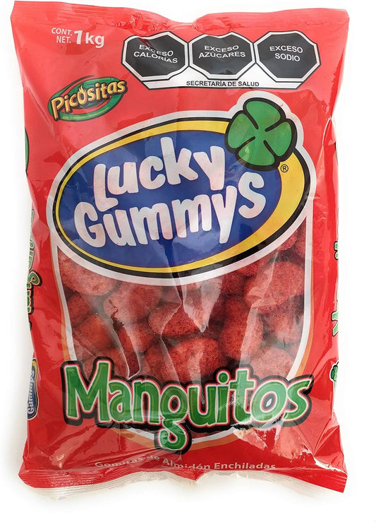 Gomita Lucky Gummys Mango Enchilado Con Chile 1kg